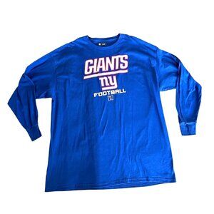 New York Giants Long Sleeve T Shirt Men's Size XXL